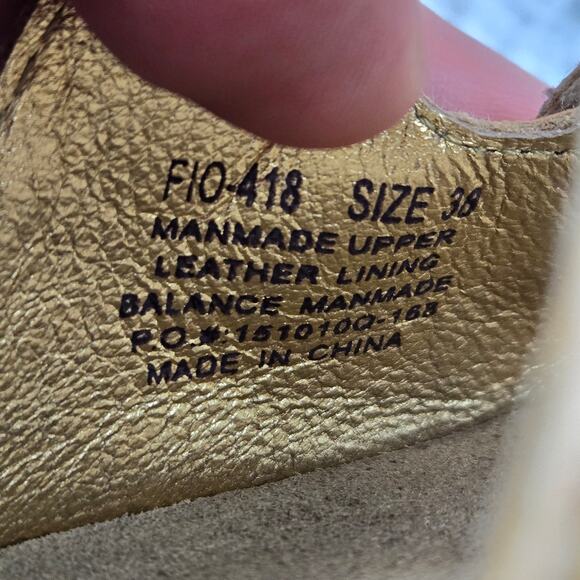 Alegria Fiona Cork Pattern Patent Leather Casual Comfort Slide Sandals Womens 38 - Picture 12 of 13